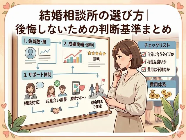 結婚相談所の選び方