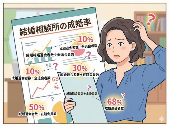 結婚相談所の成婚率